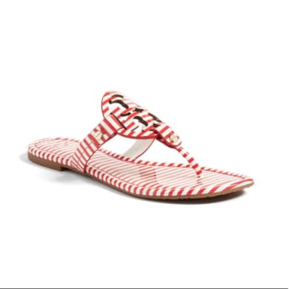 NWT Tory Burch Miller Sandals Nantucket Red